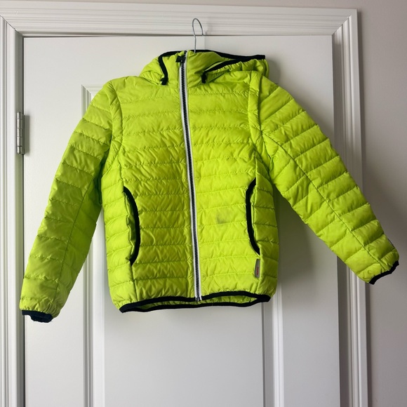 Reima Kids Lime Green Puffer Jacket